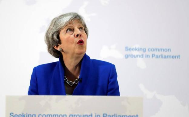 La primera ministra británica, Theresa May.