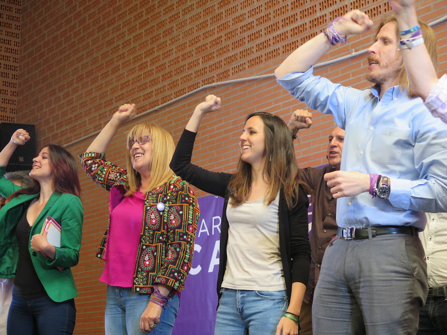 Fotos: Mitin de Podemos con Ione Belarra en el Pabellón La Torre
