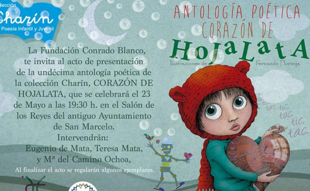 La Fundación Conrado Blanco presenta su Antología Poética Corazón de Hojalata