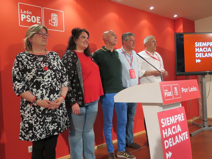 Fotos: Noche electoral en el PSOE de León