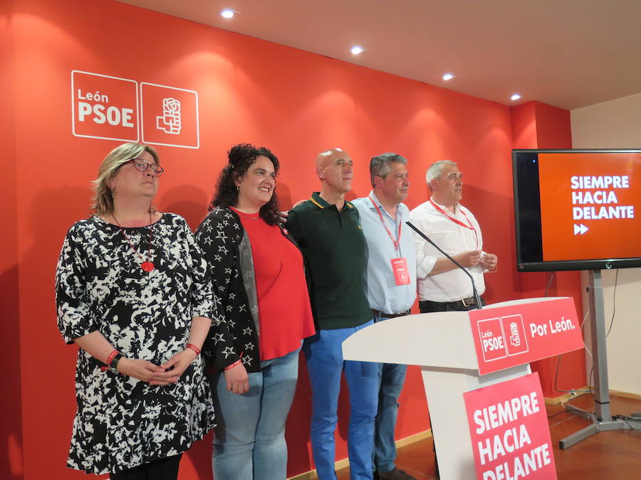 Fotos: Noche electoral en el PSOE de León