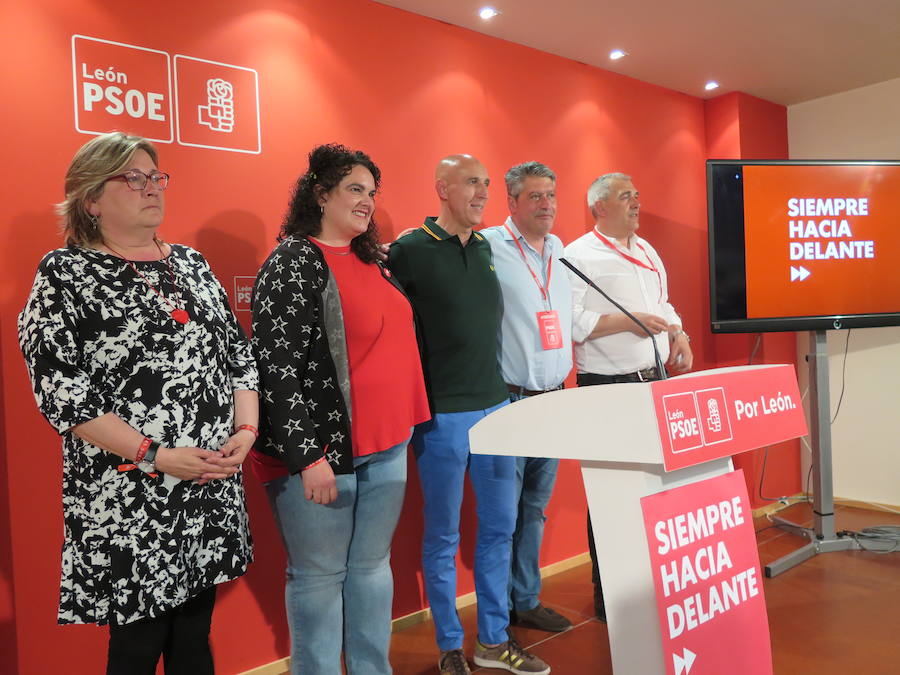 Fotos: Noche electoral en el PSOE de León