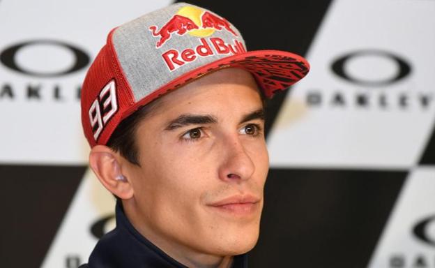 Marc Márquez, durante la rueda de prensa ofrecida este jueves en el Circuito de Mugello. 