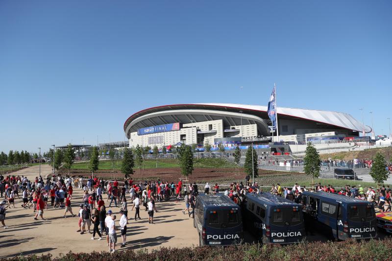 Fotos: Gran ambiente en Madrid en la previa de la final de la Champions