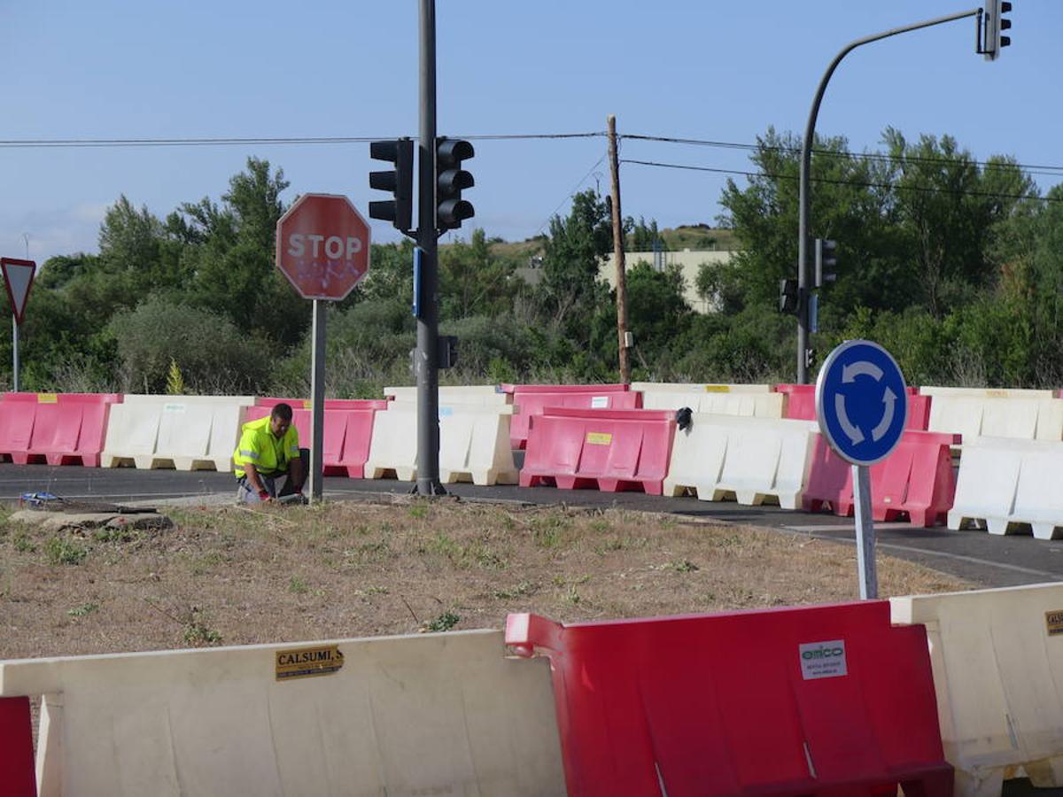 Fotos: Obras de la rotonda del Parque Tecnológico