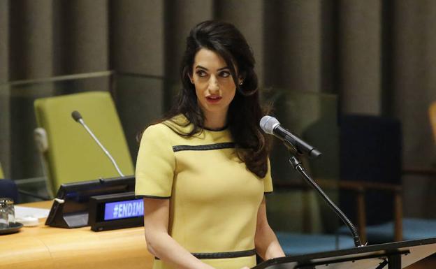 Amal Clooney.