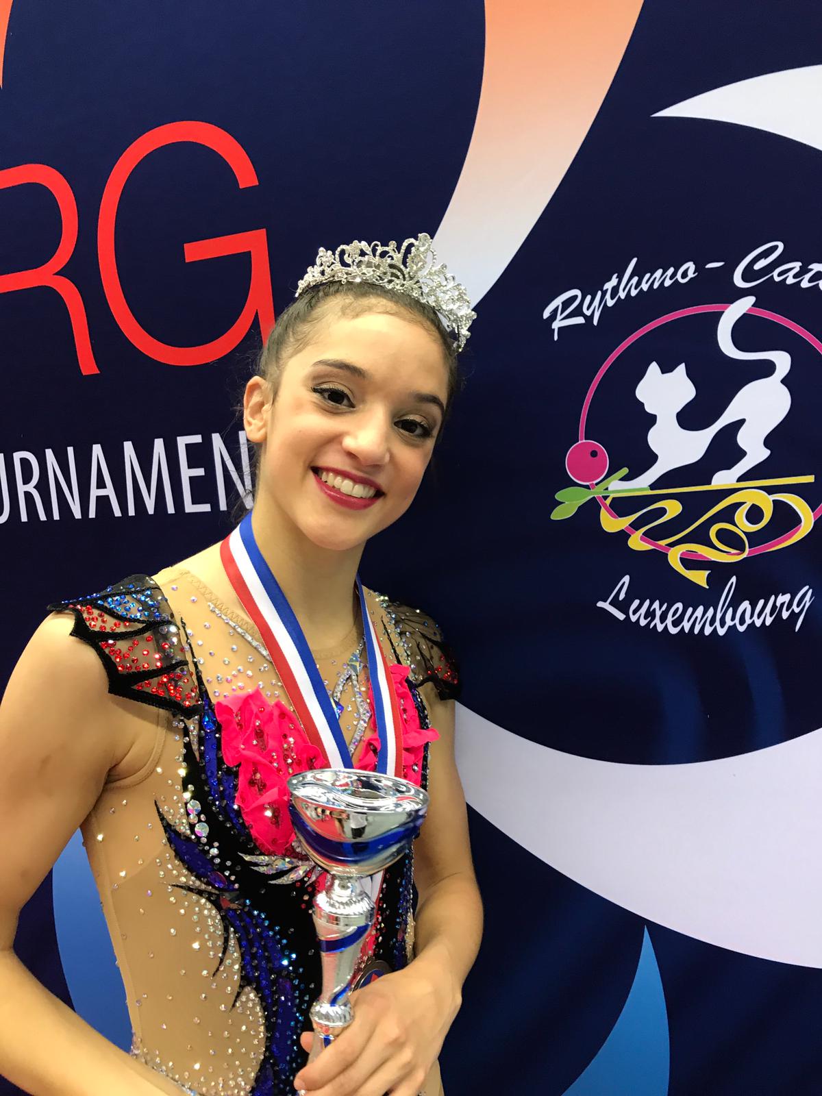 Lluvia de medallas para las seis gimnastas del Club Ritmo que han participado en el Luxembourg Trophy: Sara Llana, Andrea Fernández, Andrea Corral, Carla Vilasánchez, Natalia Gago y Sandra García