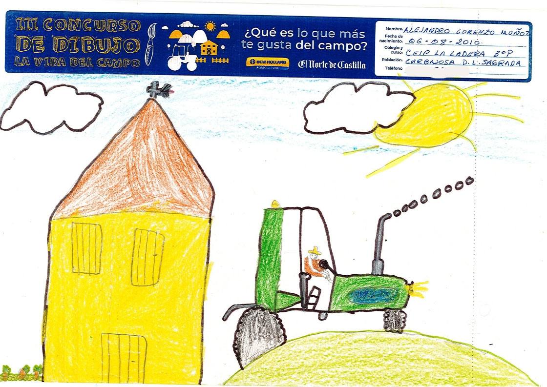 Fotos: Trabajos de 3º de Primaria en la modalidad de dibujo del III Concurso de Dibujo y Cómic &#039;La vida del campo&#039;