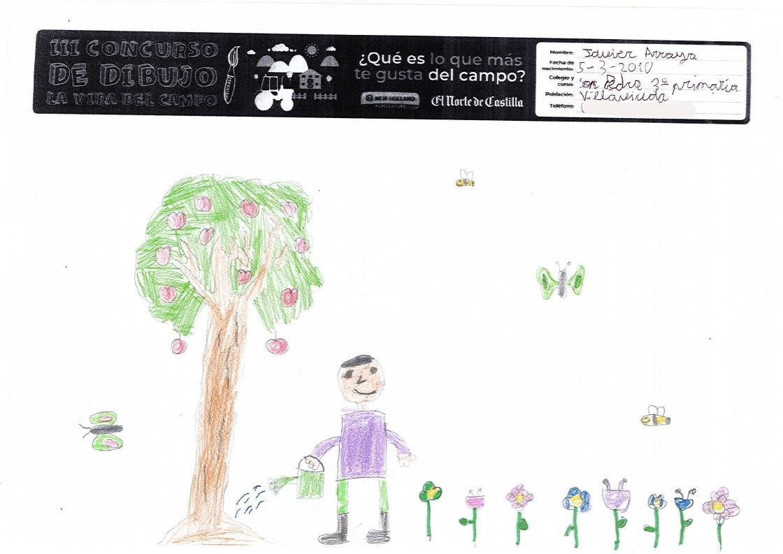 Fotos: Trabajos de 3º de Primaria en la modalidad de dibujo del III Concurso de Dibujo y Cómic &#039;La vida del campo&#039;