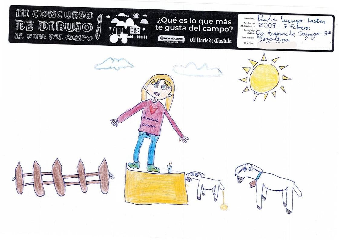 Fotos: Trabajos de 3º de Primaria en la modalidad de dibujo del III Concurso de Dibujo y Cómic &#039;La vida del campo&#039;