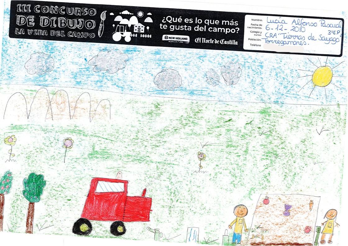 Fotos: Trabajos de 3º de Primaria en la modalidad de dibujo del III Concurso de Dibujo y Cómic &#039;La vida del campo&#039;