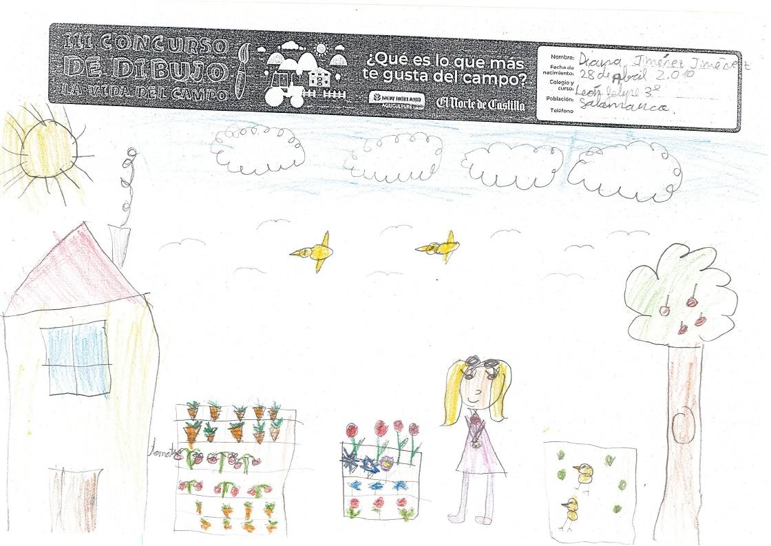 Fotos: Trabajos de 3º de Primaria en la modalidad de dibujo del III Concurso de Dibujo y Cómic &#039;La vida del campo&#039;