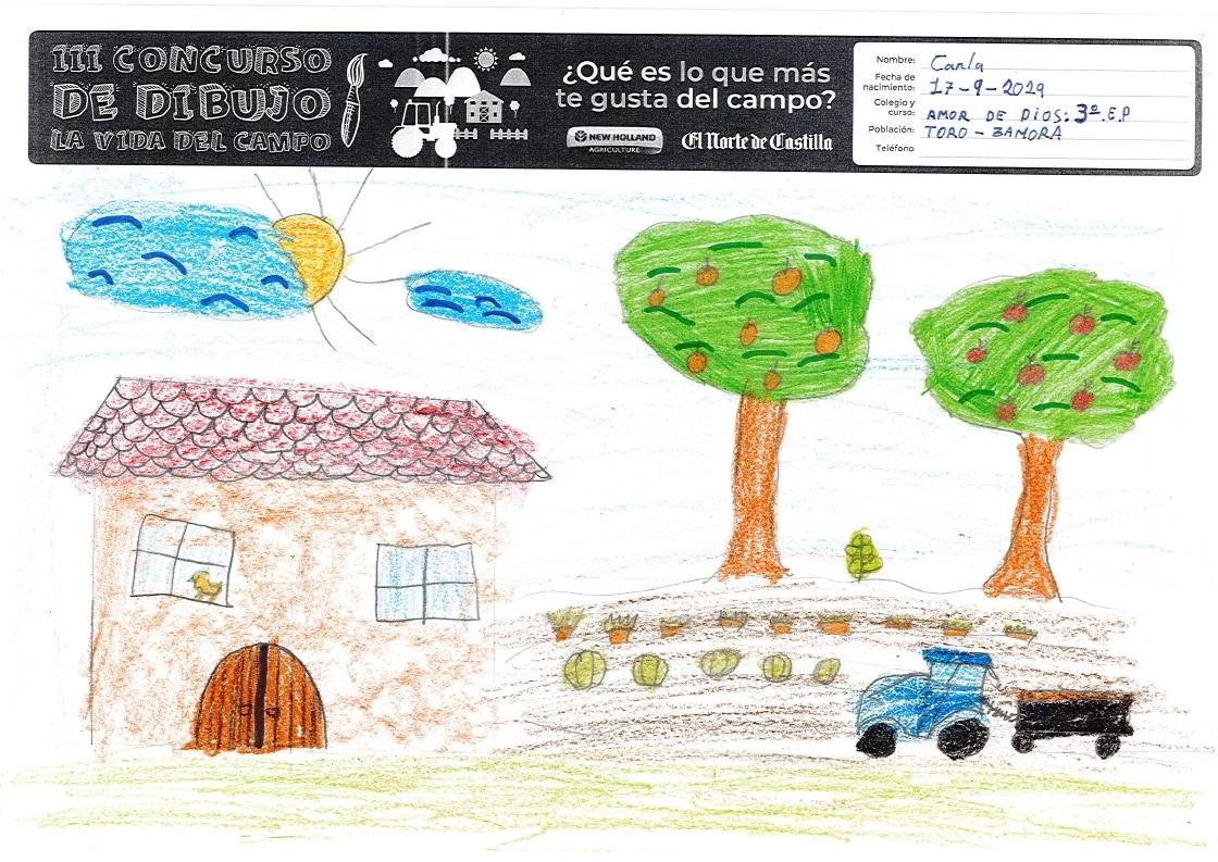 Fotos: Trabajos de 3º de Primaria en la modalidad de dibujo del III Concurso de Dibujo y Cómic &#039;La vida del campo&#039;