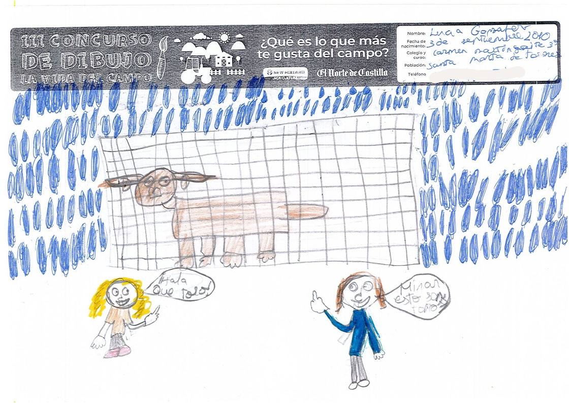 Fotos: Trabajos de 3º de Primaria en la modalidad de dibujo del III Concurso de Dibujo y Cómic &#039;La vida del campo&#039;