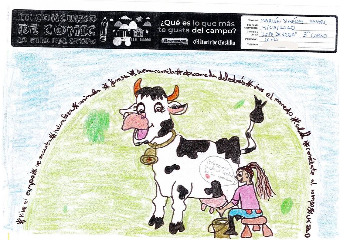 Fotos: Trabajos de 3º de Primaria en la modalidad de dibujo del III Concurso de Dibujo y Cómic &#039;La vida del campo&#039;