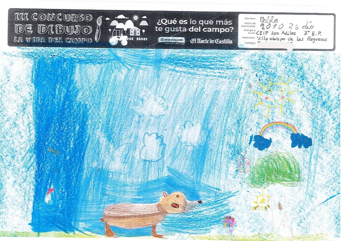 Fotos: Trabajos de 3º de Primaria en la modalidad de dibujo del III Concurso de Dibujo y Cómic &#039;La vida del campo&#039;