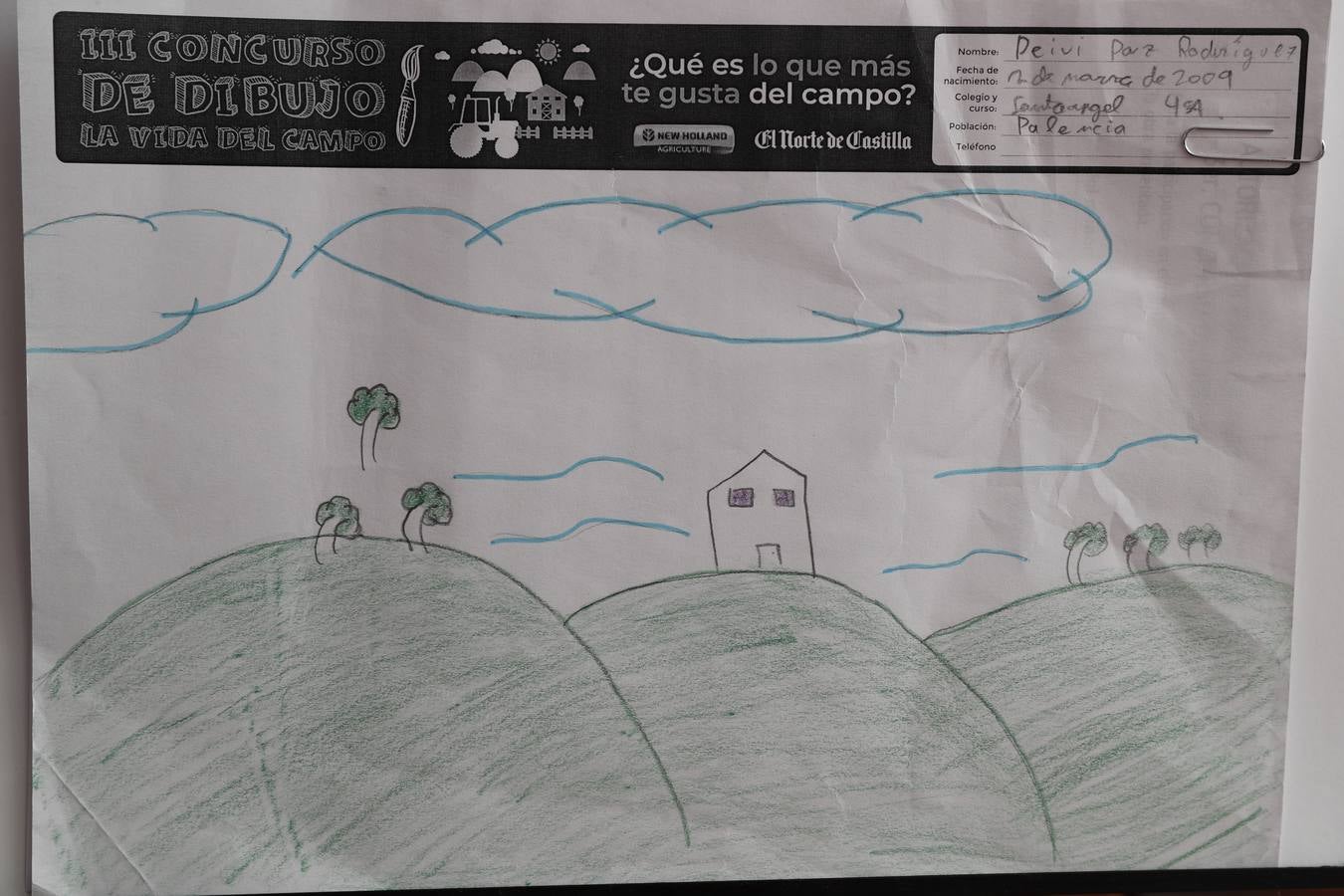 Fotos: Trabajos de 4º de Primaria en la modalidad de dibujo del III Concurso de Dibujo y Cómic &#039;La vida del campo&#039;