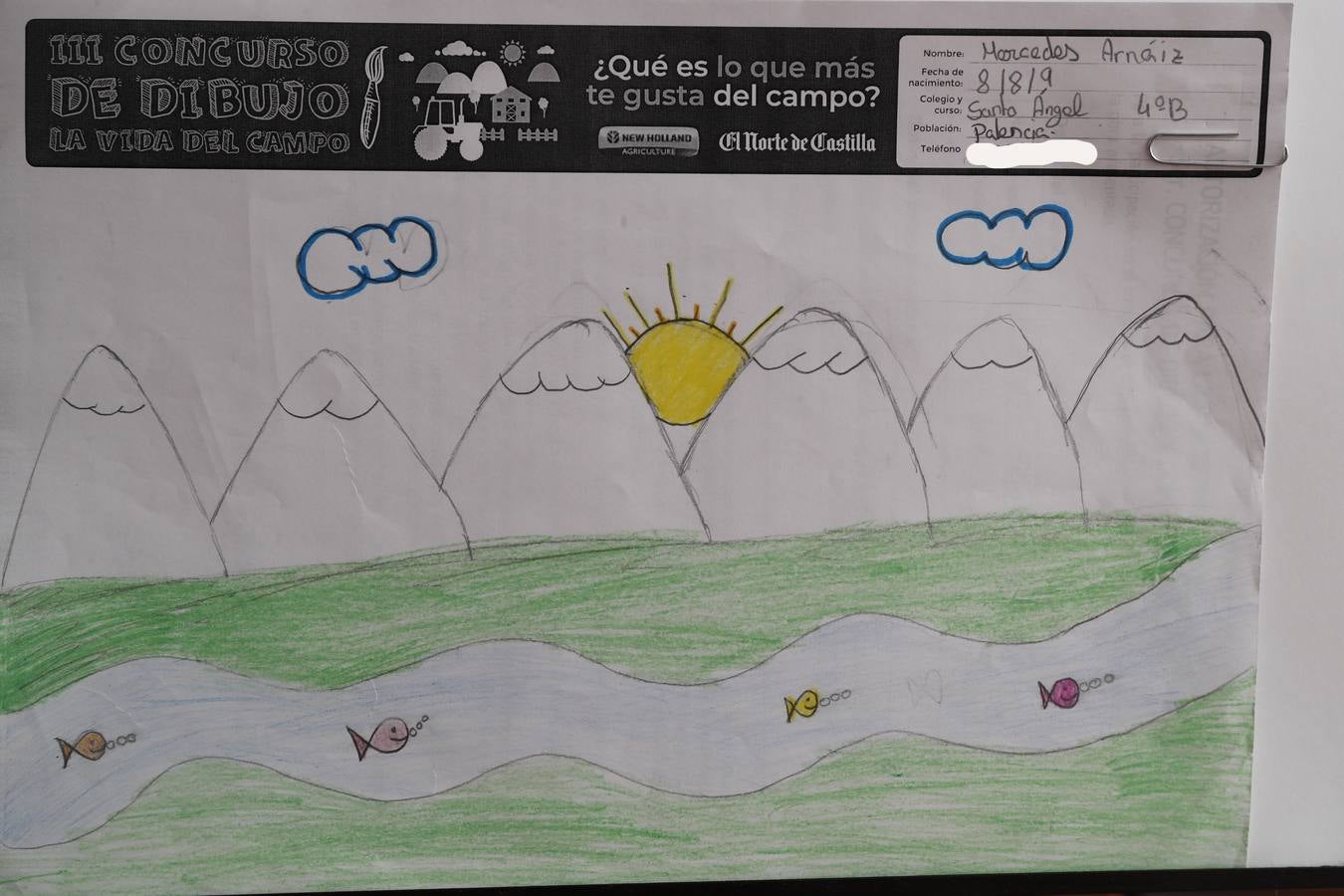 Fotos: Trabajos de 4º de Primaria en la modalidad de dibujo del III Concurso de Dibujo y Cómic &#039;La vida del campo&#039;