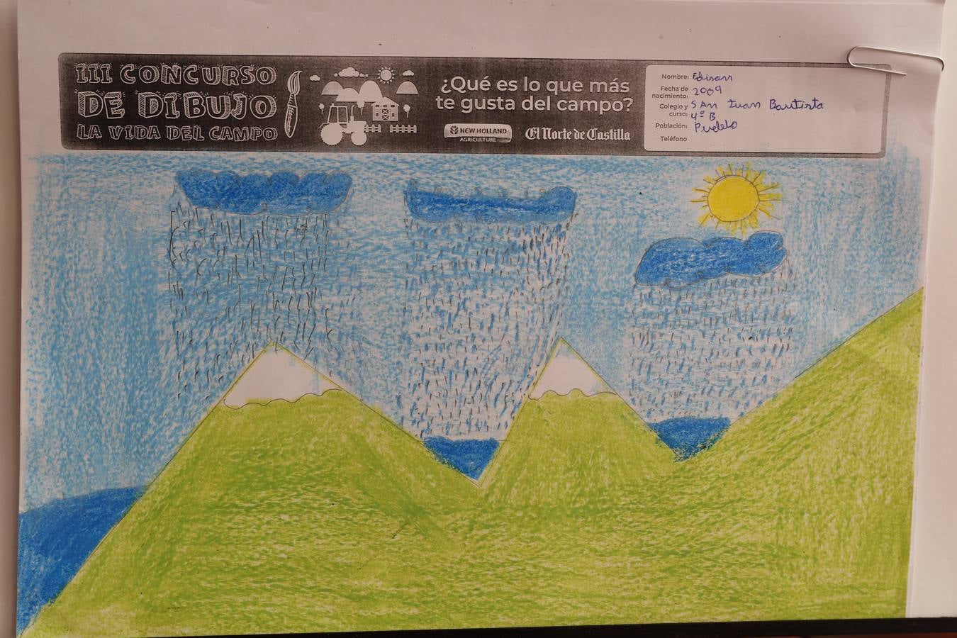 Fotos: Trabajos de 4º de Primaria en la modalidad de dibujo del III Concurso de Dibujo y Cómic &#039;La vida del campo&#039;