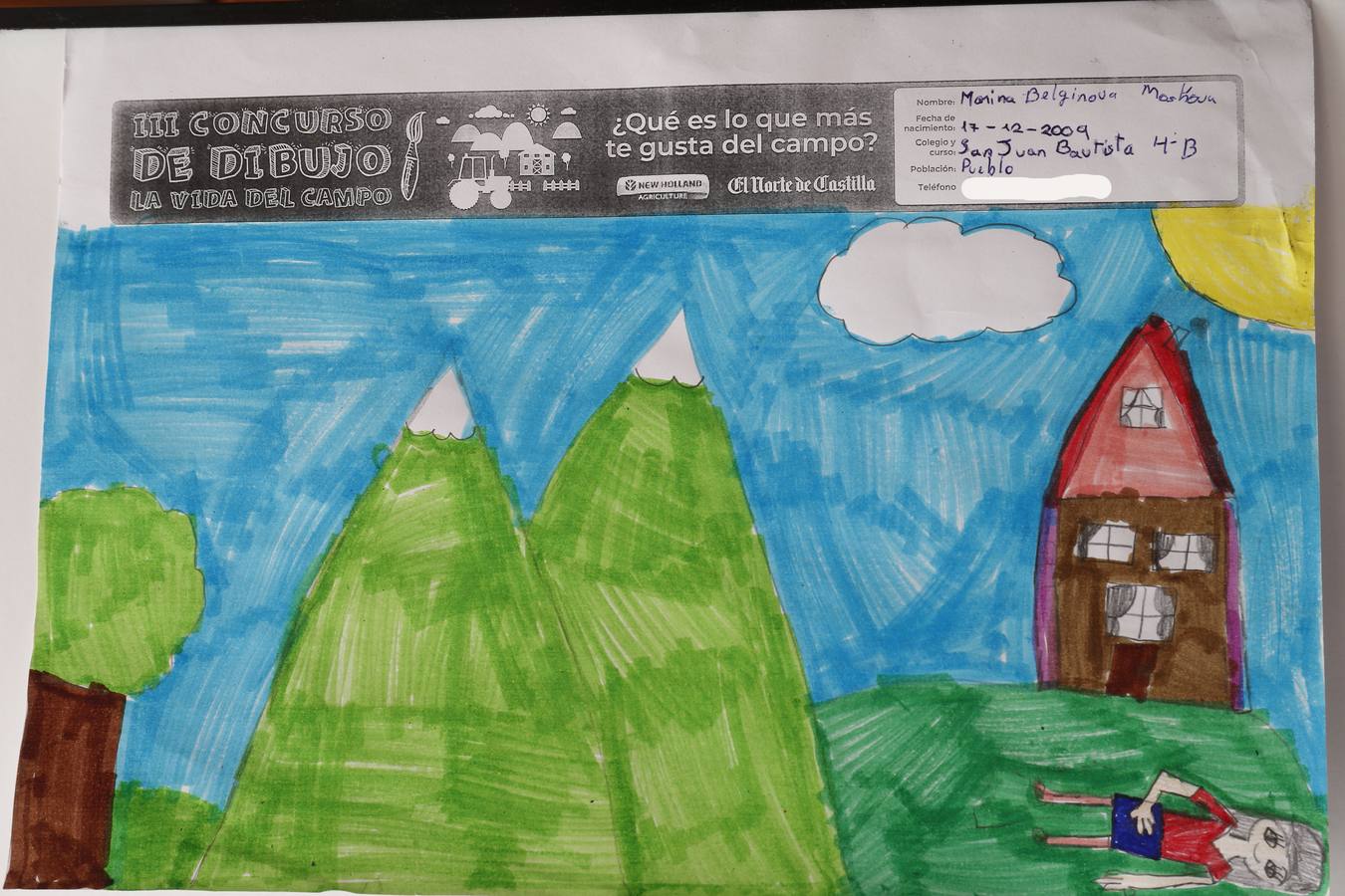 Fotos: Trabajos de 4º de Primaria en la modalidad de dibujo del III Concurso de Dibujo y Cómic &#039;La vida del campo&#039;