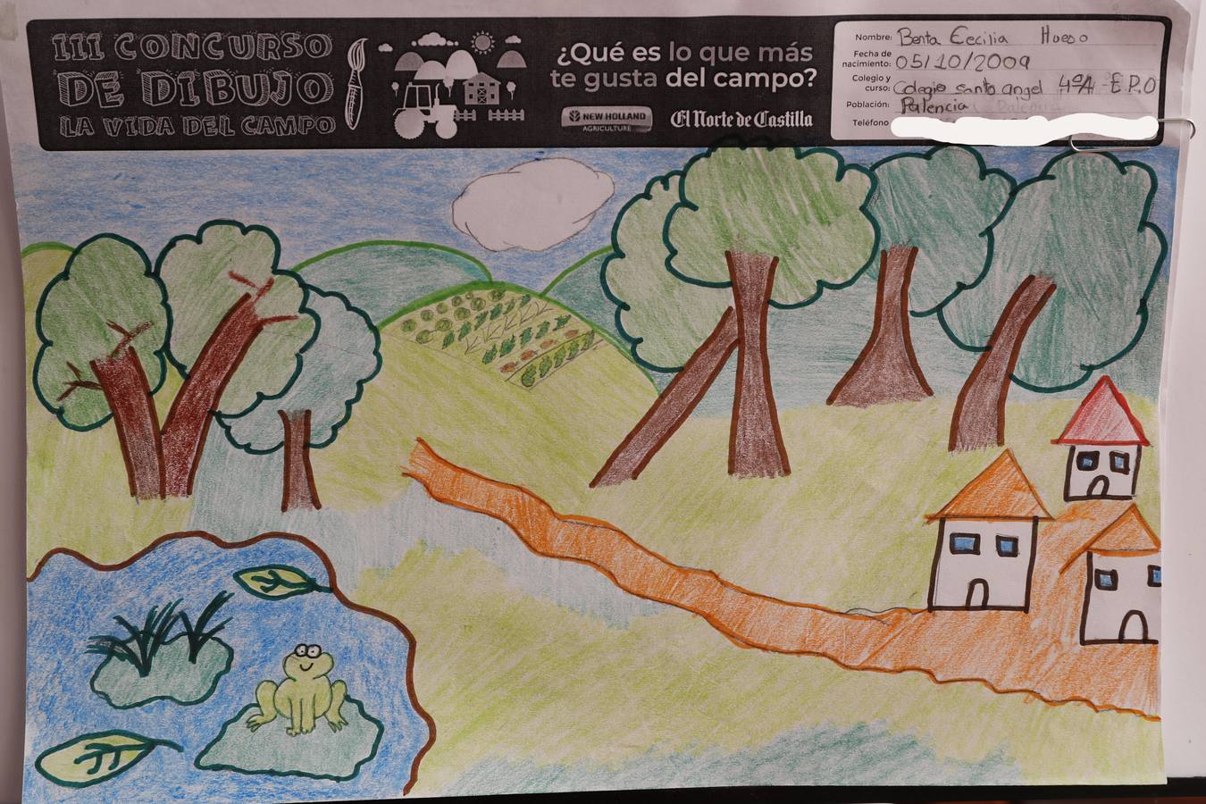 Fotos: Trabajos de 4º de Primaria en la modalidad de dibujo del III Concurso de Dibujo y Cómic &#039;La vida del campo&#039;