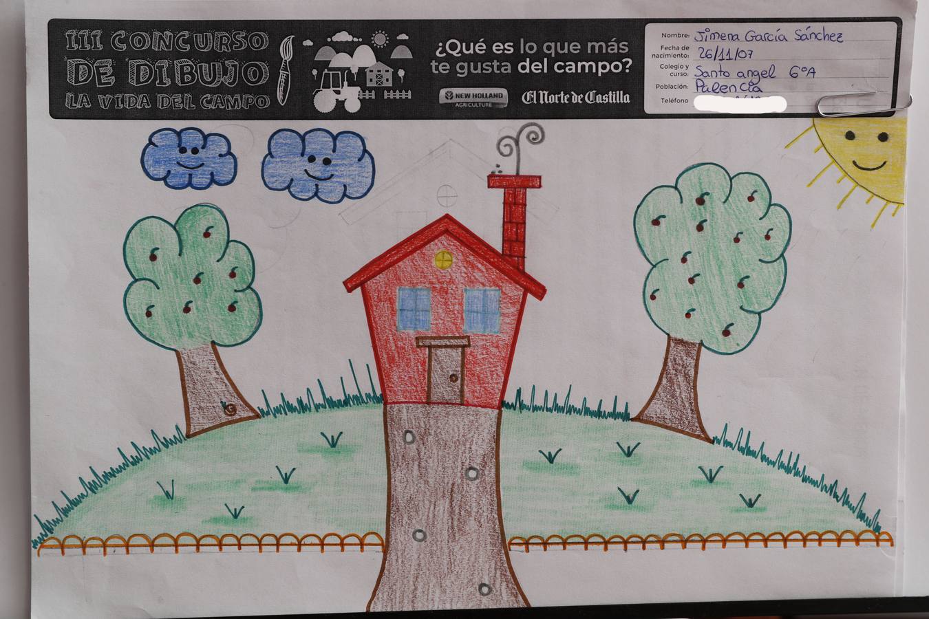 Fotos: Trabajos de 6º de Primaria en la modalidad de dibujo del III Concurso de Dibujo y Cómic &#039;La vida del campo&#039;