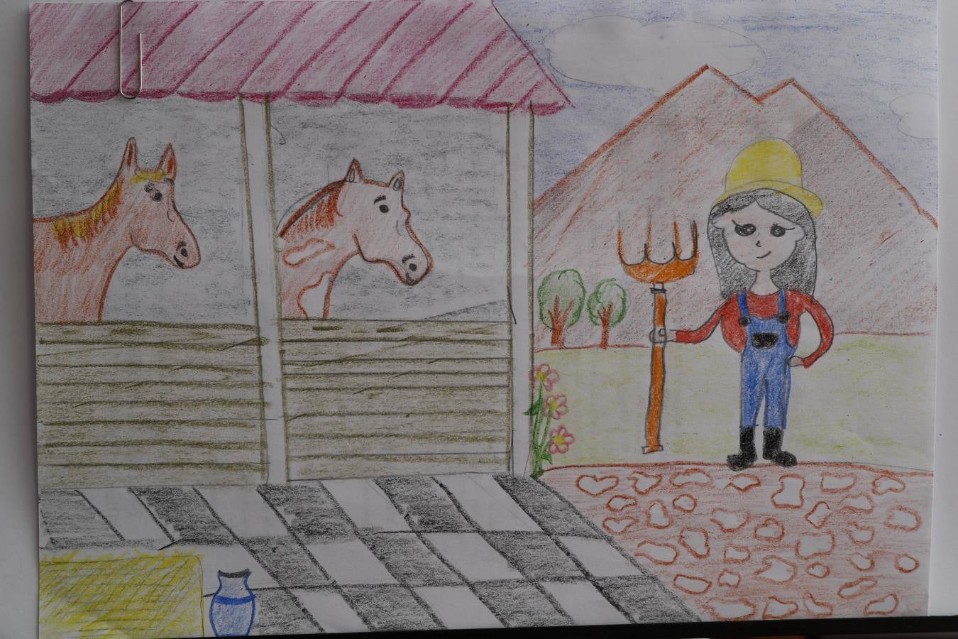 Fotos: Trabajos de 6º de Primaria en la modalidad de dibujo del III Concurso de Dibujo y Cómic &#039;La vida del campo&#039;