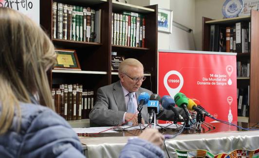 Martín Manceñido, durante la rueda de prensa.