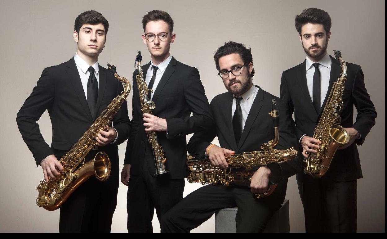 El cuarteto de saxofones Psaiko Quartet.