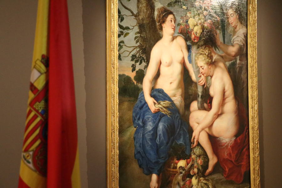 Fotos: Presentación de la obra de Rubens en el Museo de León