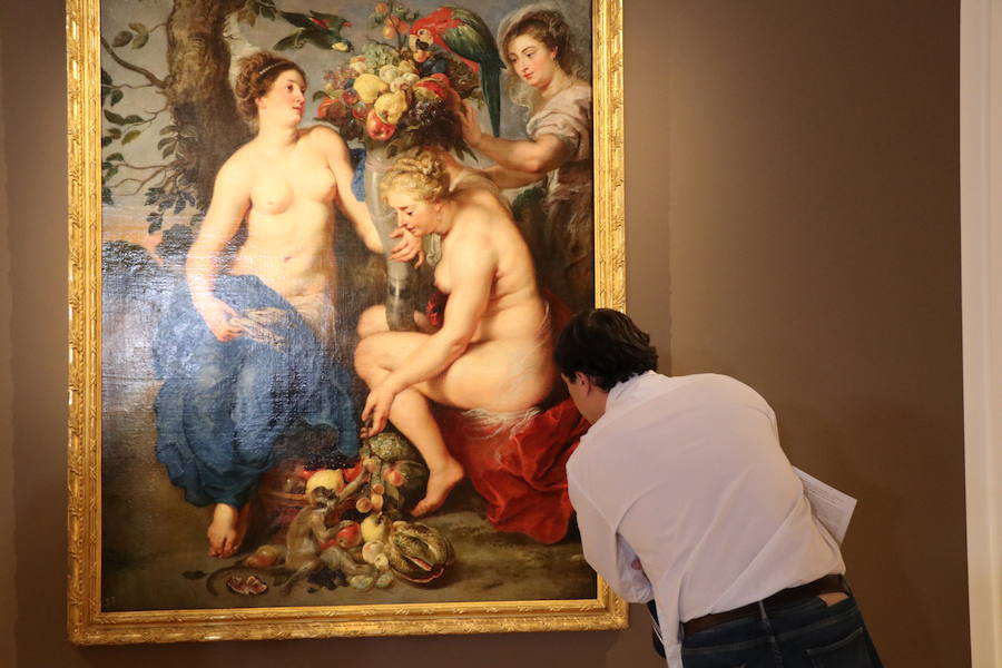 Fotos: Presentación de la obra de Rubens en el Museo de León