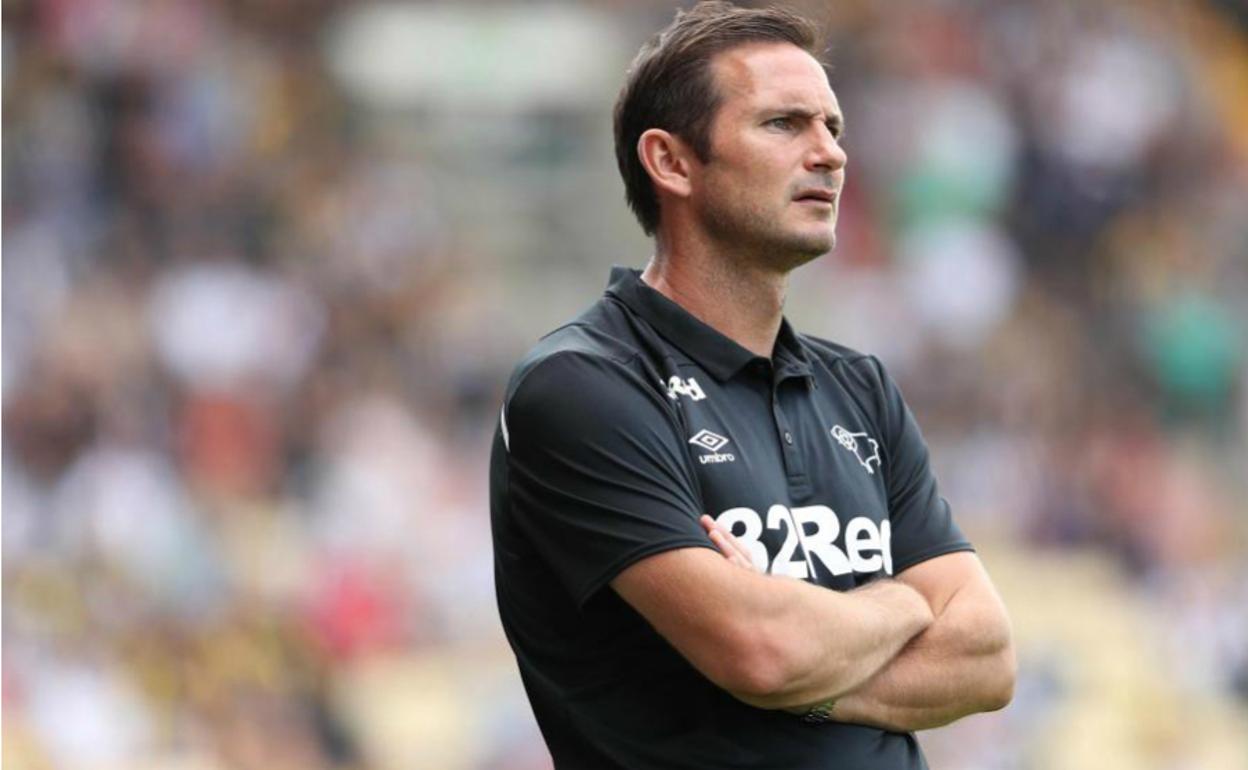 Frank Lampard, durante un partido del Derby County.