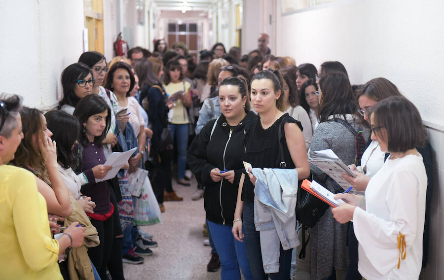 Fotos: Oposiciones de magisterio en Valladolid