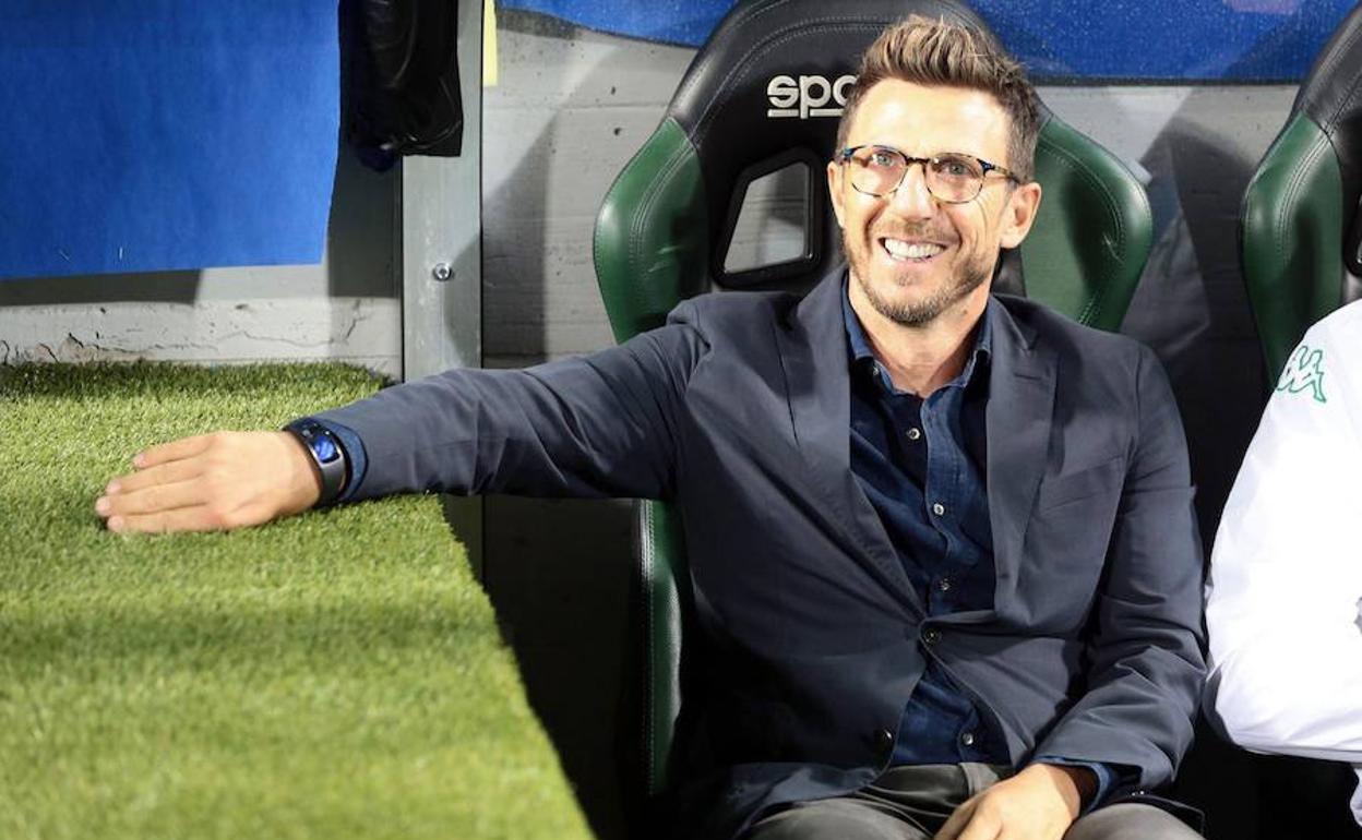 Di Francesco, en su etapa en el Sassuolo.