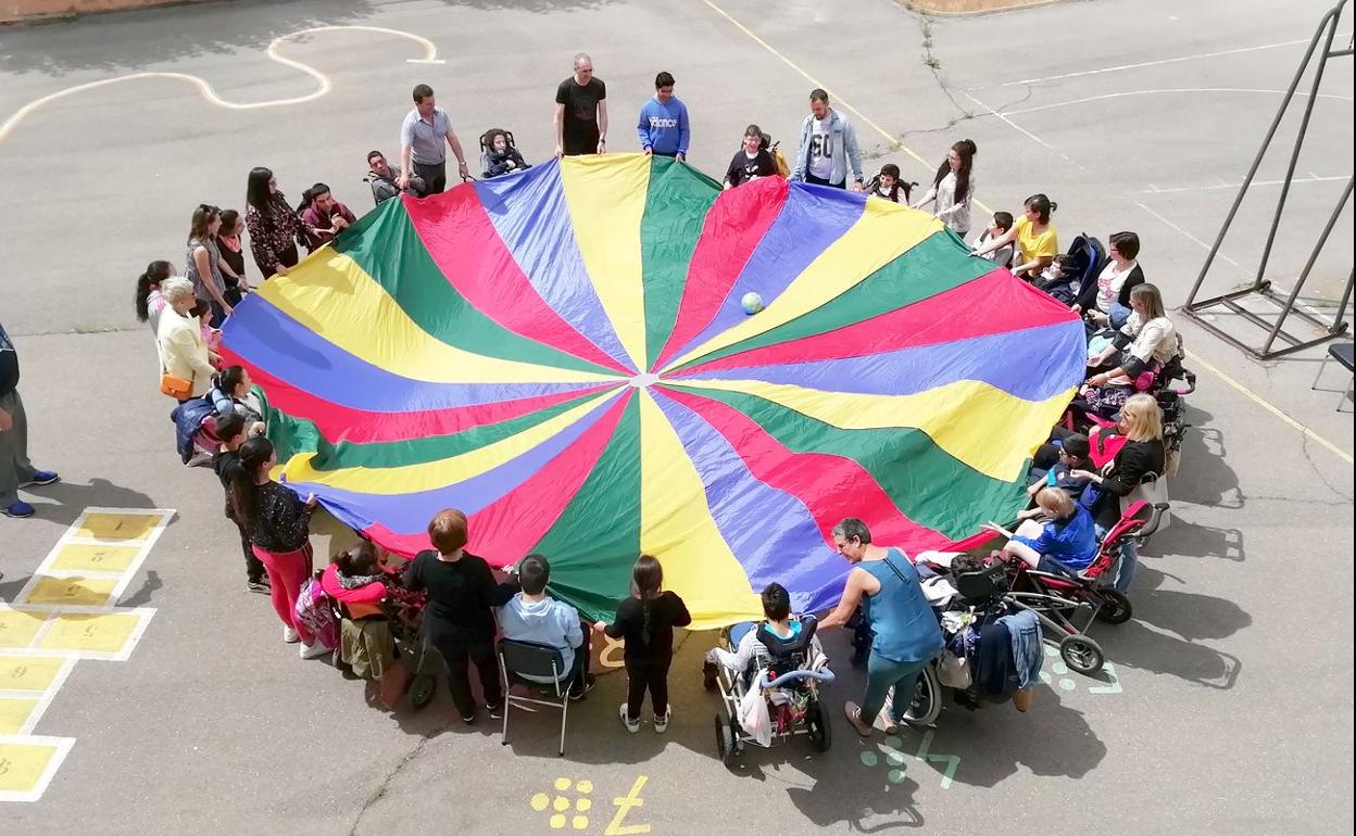 una imagen de la actividad desarrollada en el CEIP San Isidoro.