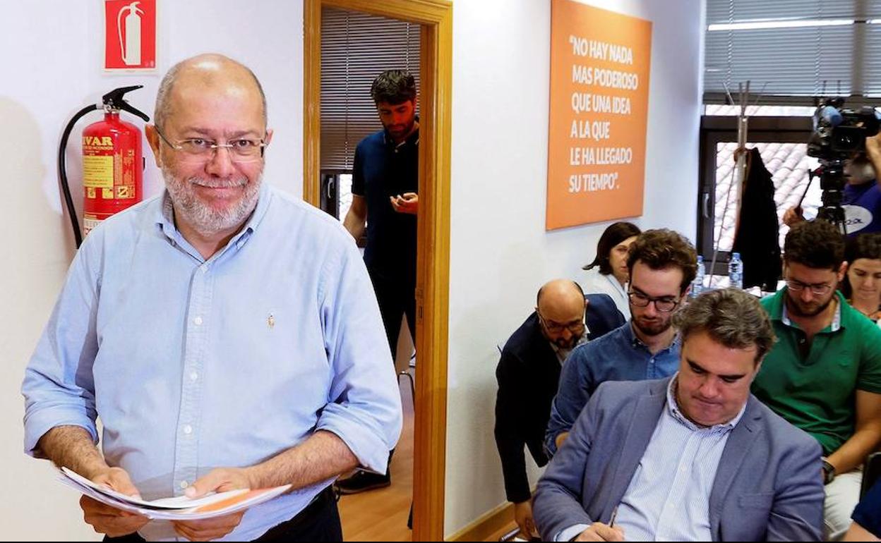 Igea, en la rueda de prensa de este martes.