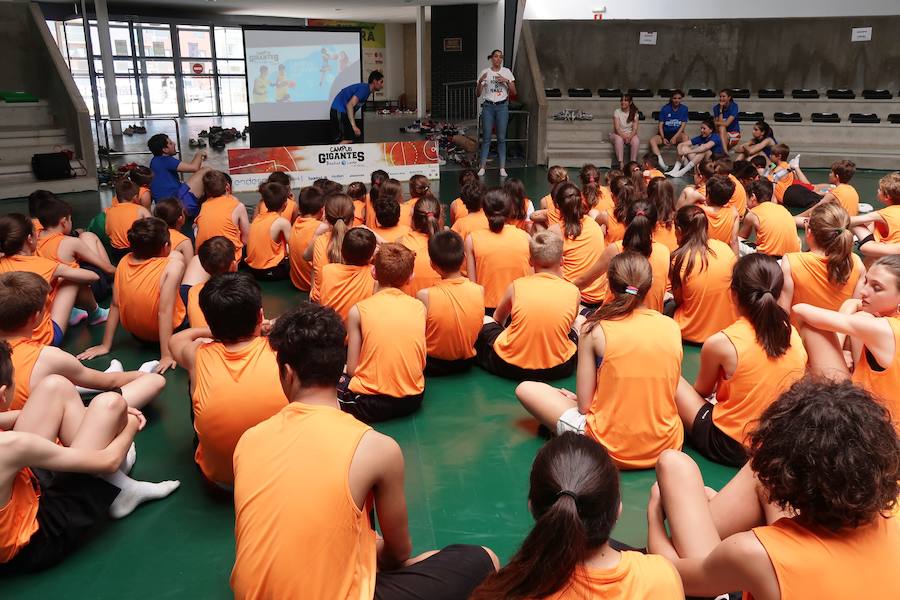 Fotos: Cerca de 100 niños participan en el primer Campus Deportivo Gigantes del Basket