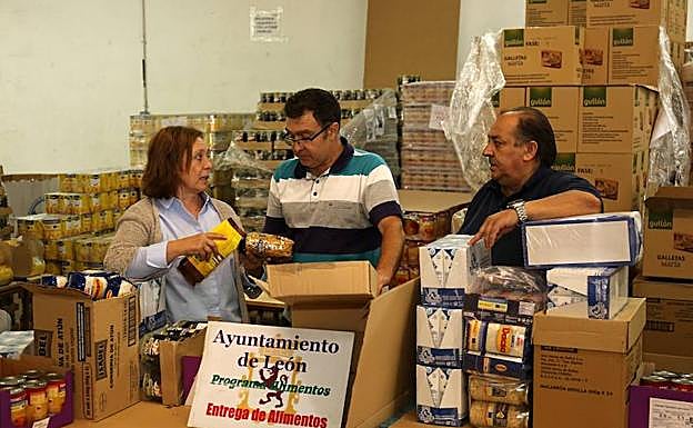 937 familias leonesas se beneficiarán del primer reparto del programa de alimentos