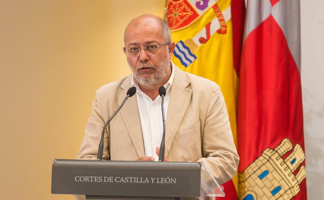 Francisco Igea, durante su intervención. 