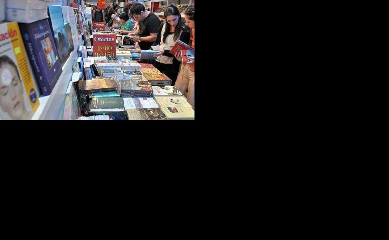 Imagen de una Feria del Libro.