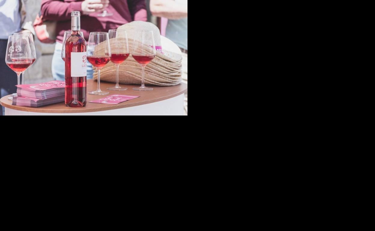 Imagen de archivo de una feria de la DO León.