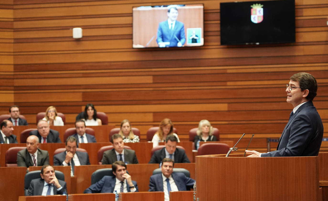 Fotos: Debate de investidura de Alfonso Fernández Mañueco