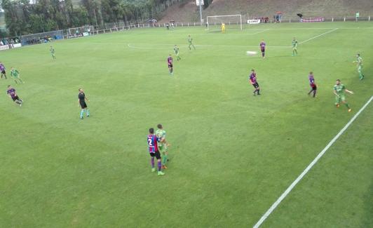 Campo de Sarriena, donde juega el Leioa, rival de la Cultural.