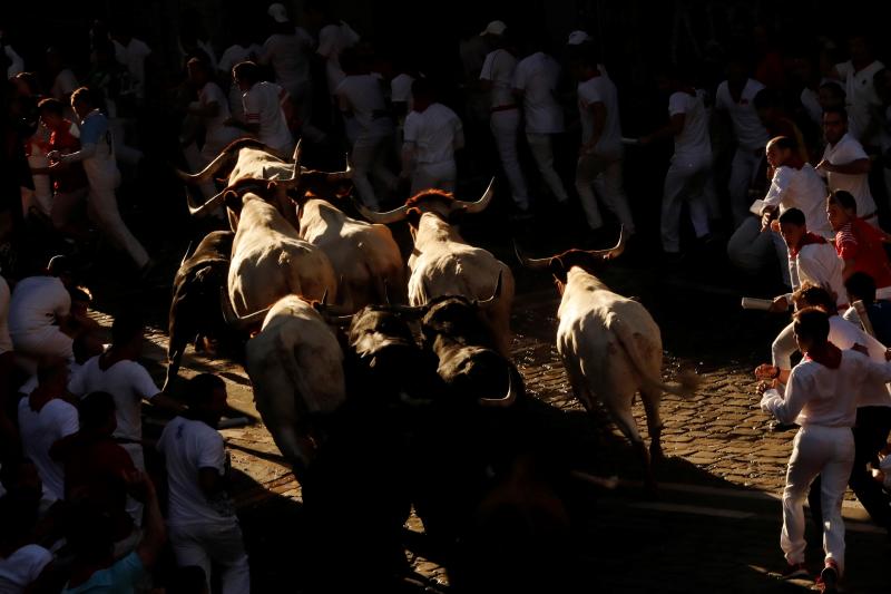 Fotos: Emocionante encierro de los toros de Victoriano del Río