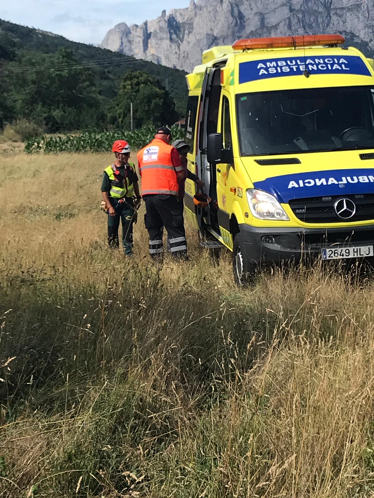 Fotos: Rescate en la vertiente leonesa de Picos de Europa