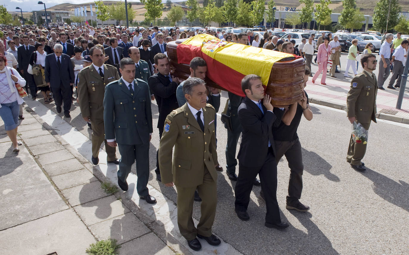 Funeral por Carlos Sáenz de Tejada, guardia civil asesinado por ETA en Mallorca.