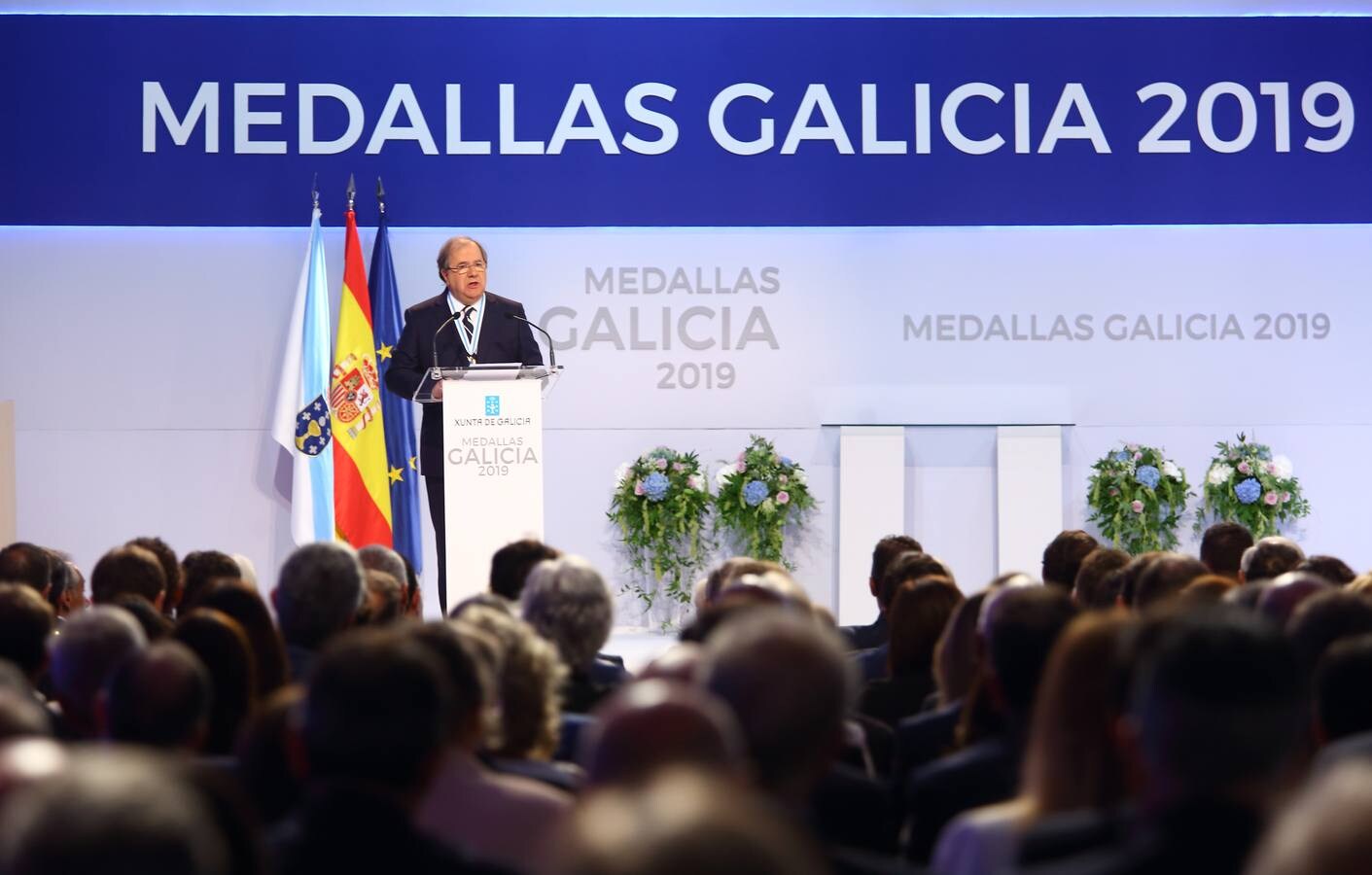 Fotos: Juan Vicente Herrera recibe la Medalla de Oro de Galicia