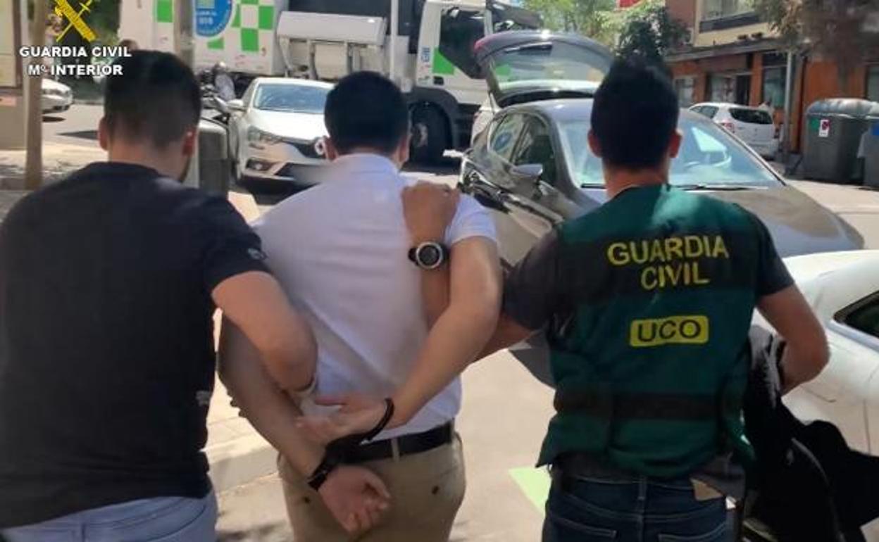 Imagen del detenido.