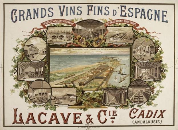 Lacave y Compañía, Cádiz, 1890. Bibliothèques spécialisées de Paris