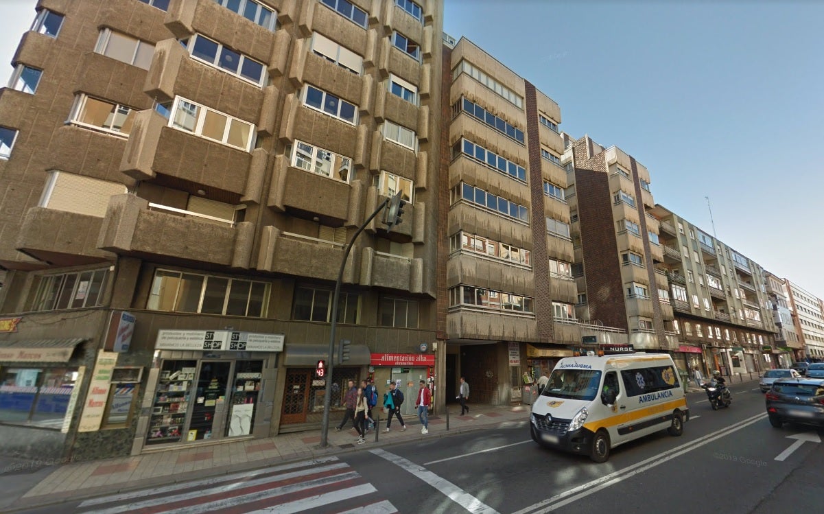 Vista de un edificio de la avenida Alcalde Miguel Castaño. 